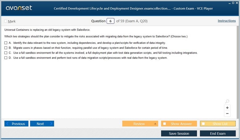 Salesforce Certified Development Lifecycle and Deployment Designer Test ...