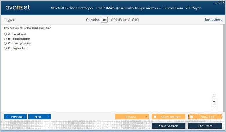 Mulesoft MCD - Level 1 Test Practice Test Questions, Exam Dumps |  Sns-Brigh10